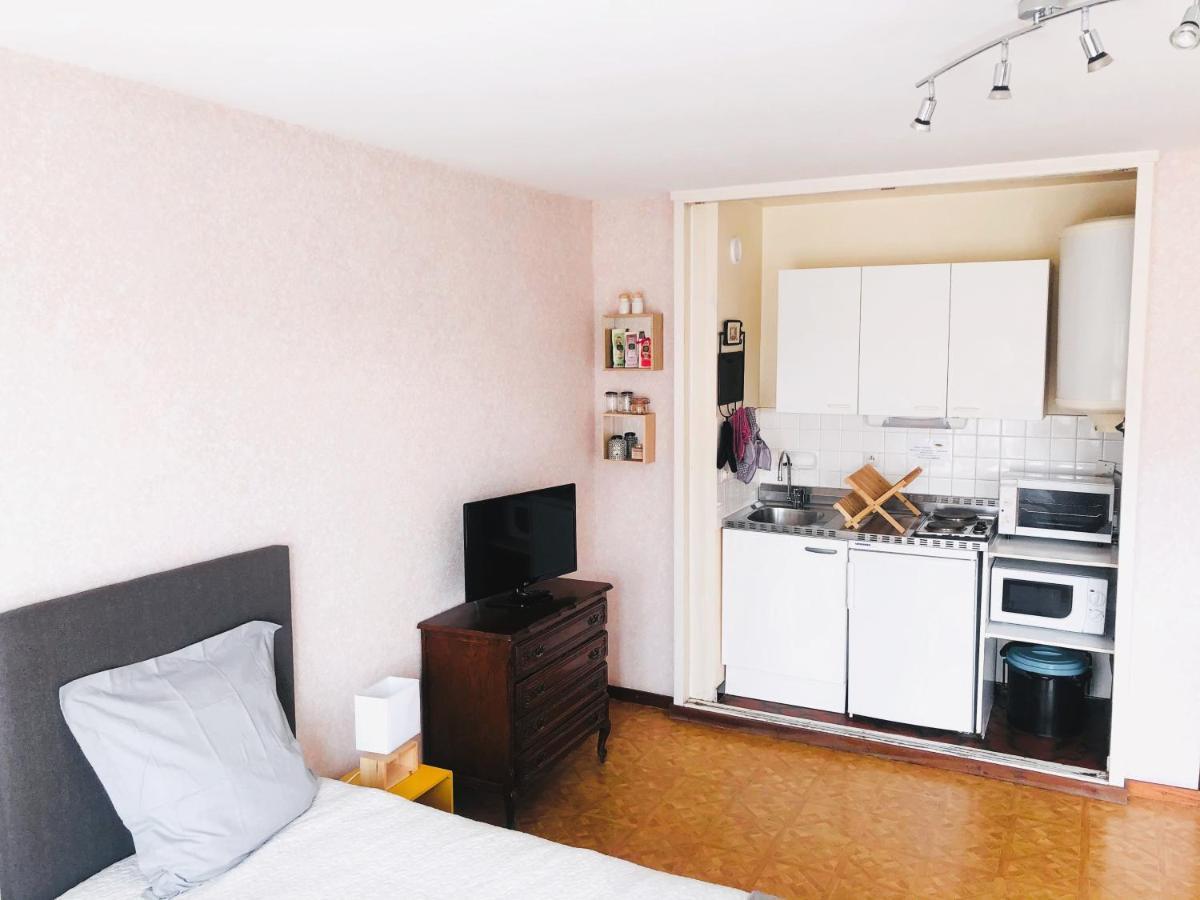 Paisible Studio Avec Agreable Loggia 2 Mn Du Centre Lejlighed Aix-les-Bains Eksteriør billede